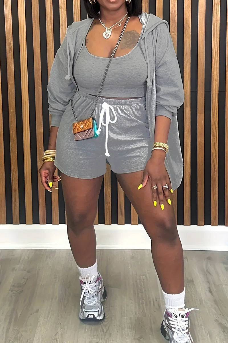 THE "OFF DUTY BADDIE" SHORTS SET