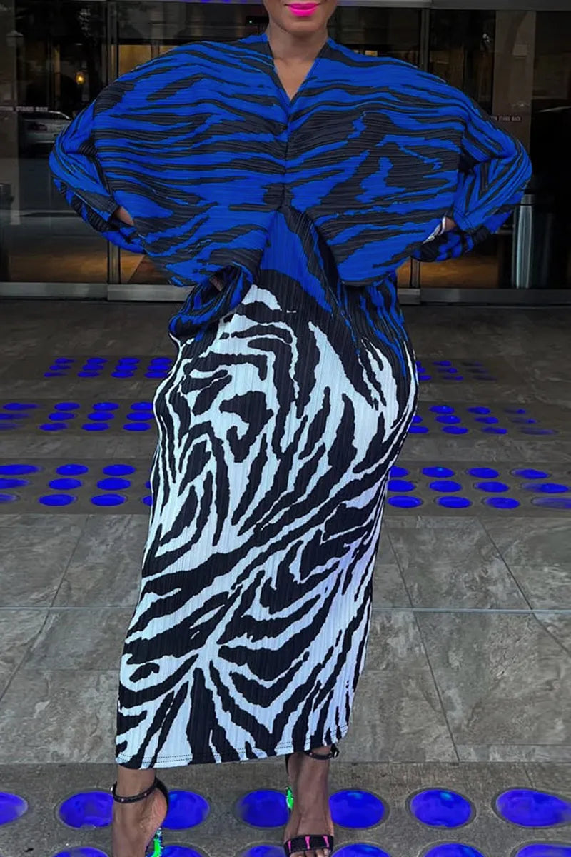 THE "ELECTRIC SAFARI" MAXI DRESS