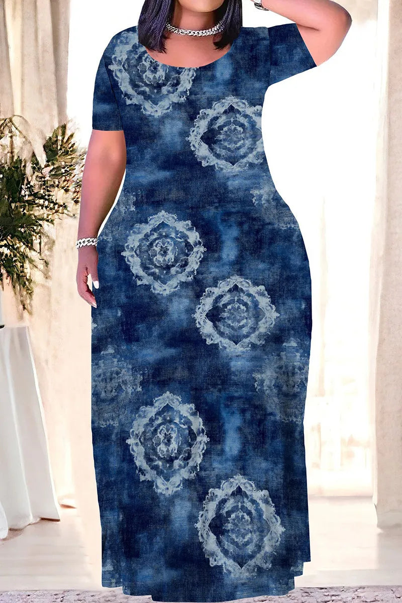 THE "ITS GIVING DENIM" MAXI DRESS