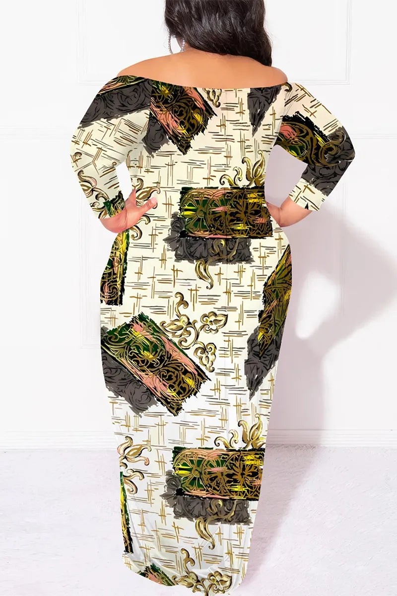 THE "SHIFT SHAPING" MAXI DRESS (no belt)