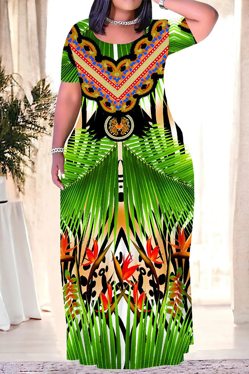 THE "JUNGLE PARTY" MAXI DRESS