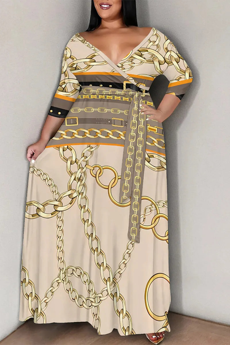 THE "CHAIN OF EVENTS" MAXI DRESS