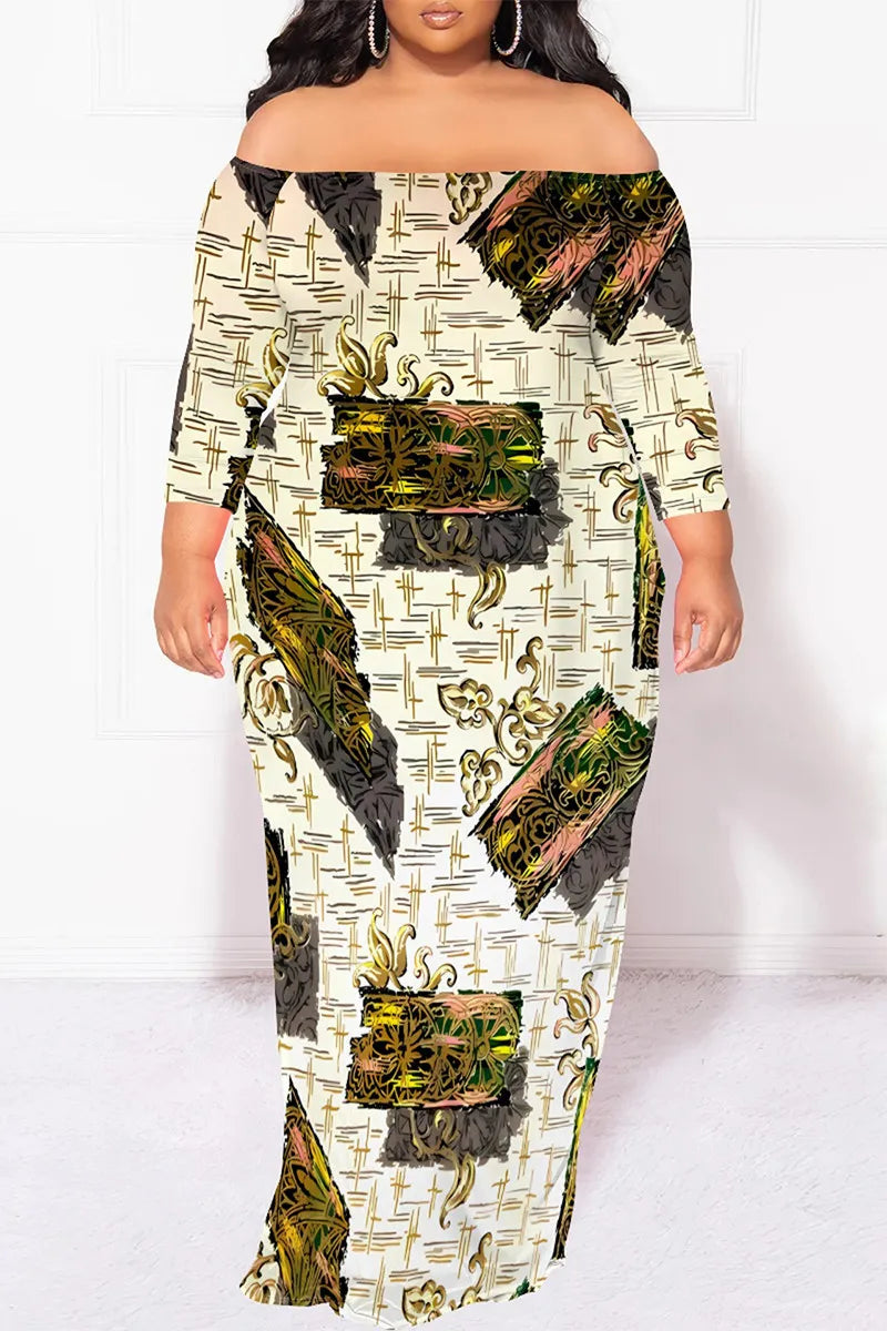 THE "SHIFT SHAPING" MAXI DRESS (no belt)