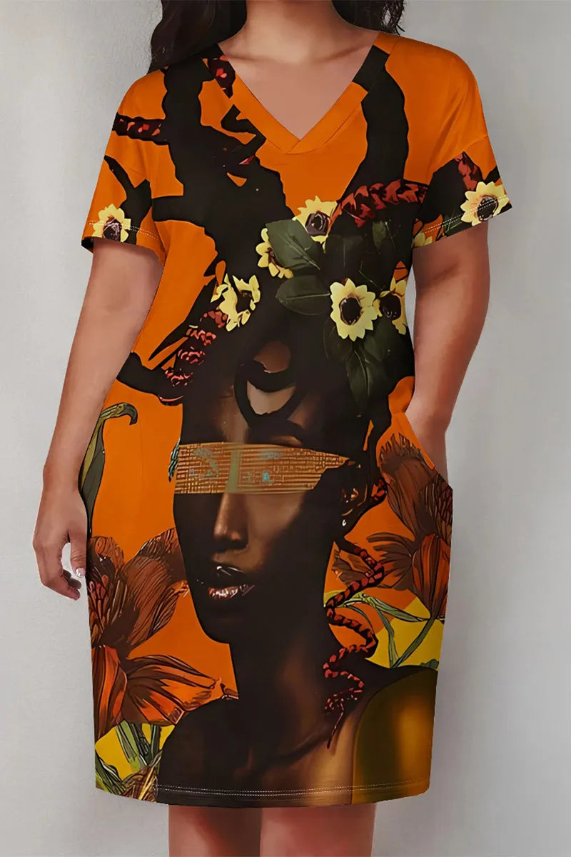 THE "NATURE OF MELANIN" MIDI DRESS