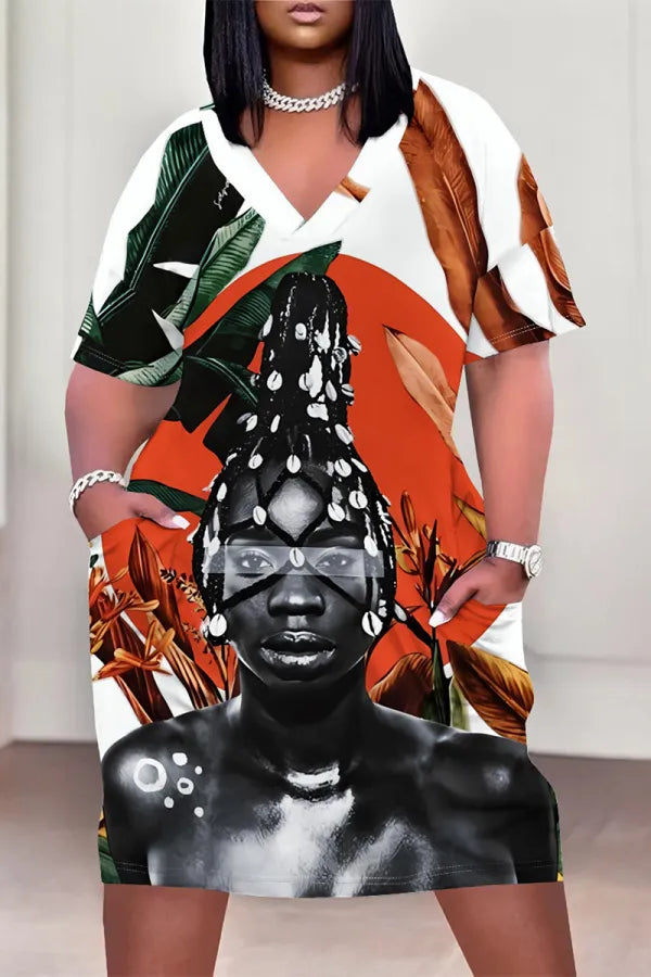 THE "NATURE OF MELANIN" MIDI DRESS