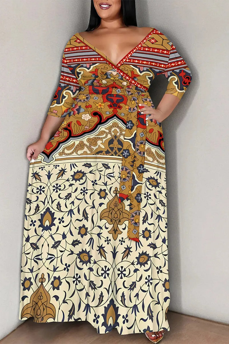 THE "CHAIN OF EVENTS" MAXI DRESS
