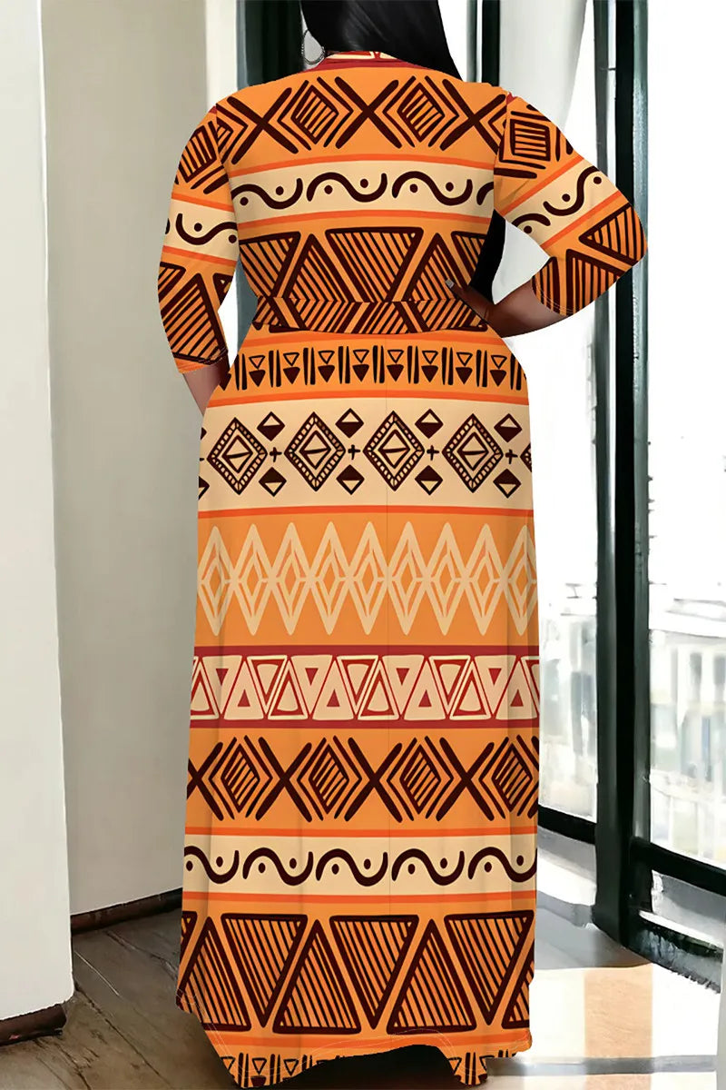 THE "CHAIN OF EVENTS" MAXI DRESS