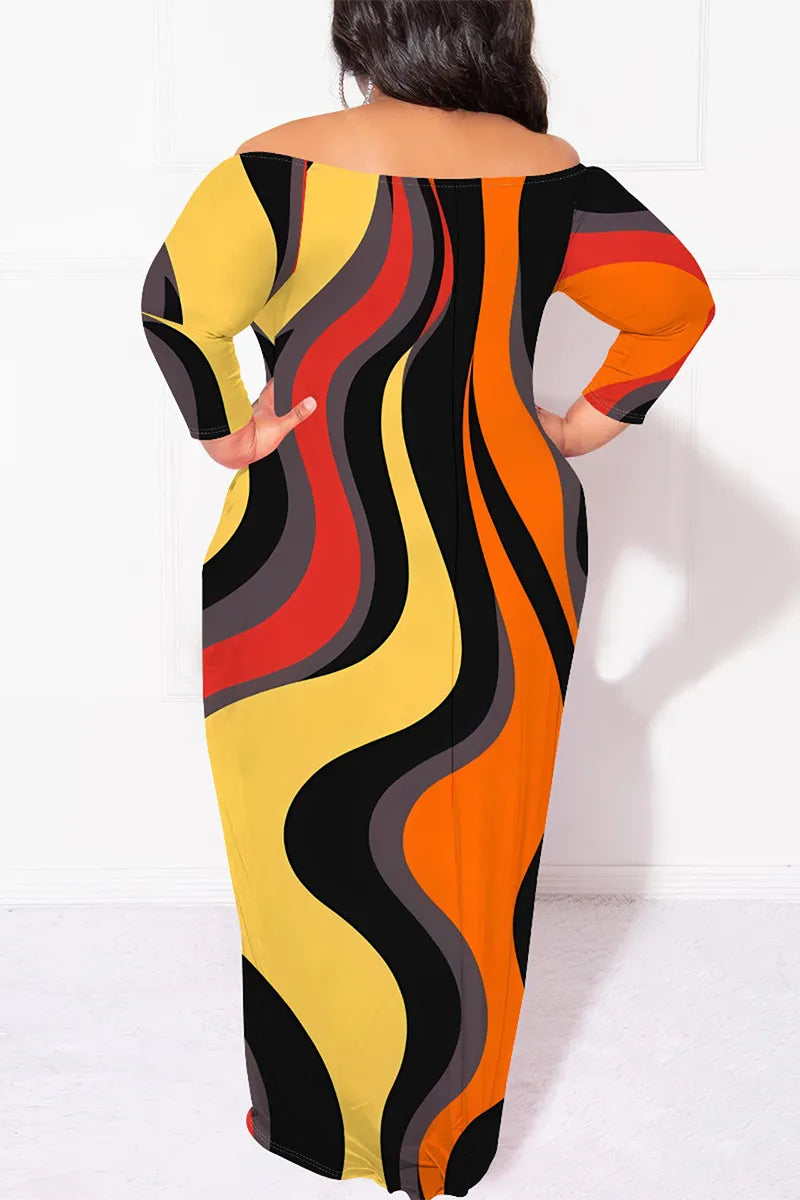 THE "SHIFT SHAPING" MAXI DRESS (no belt)