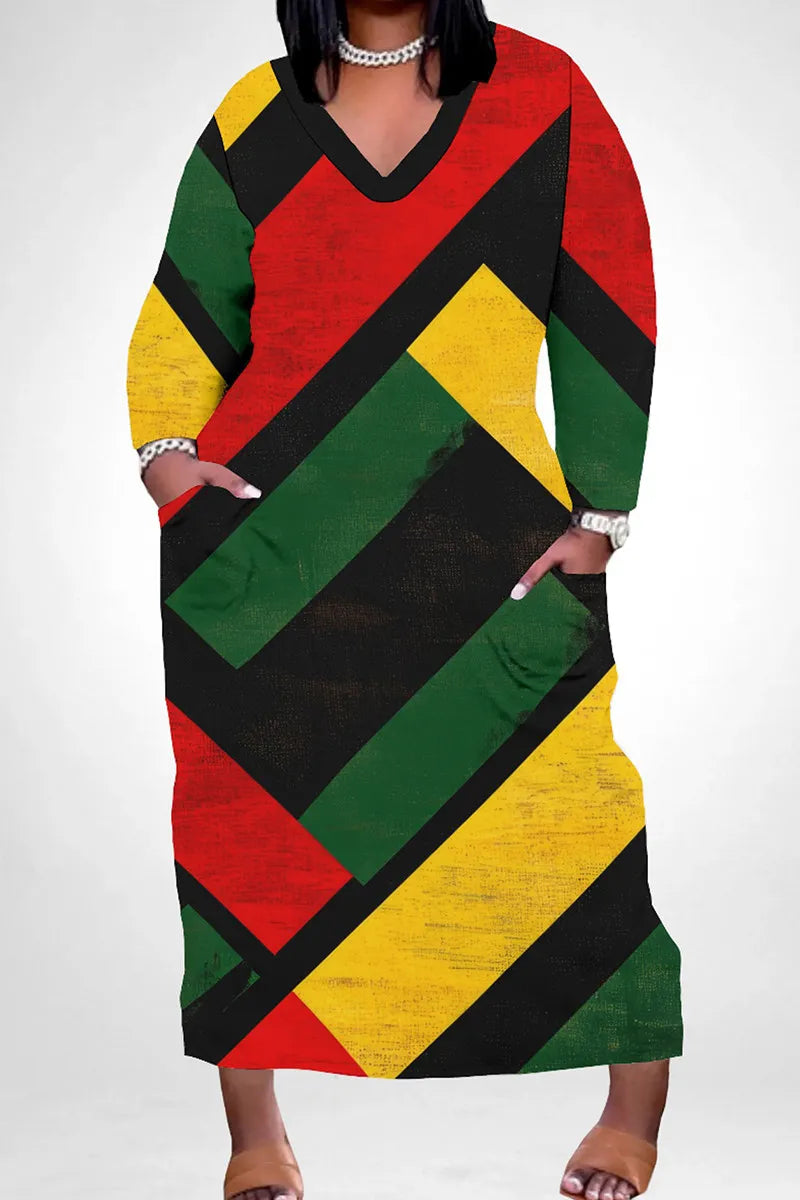 THE "REP YOUR COLORS" MAXI DRESS
