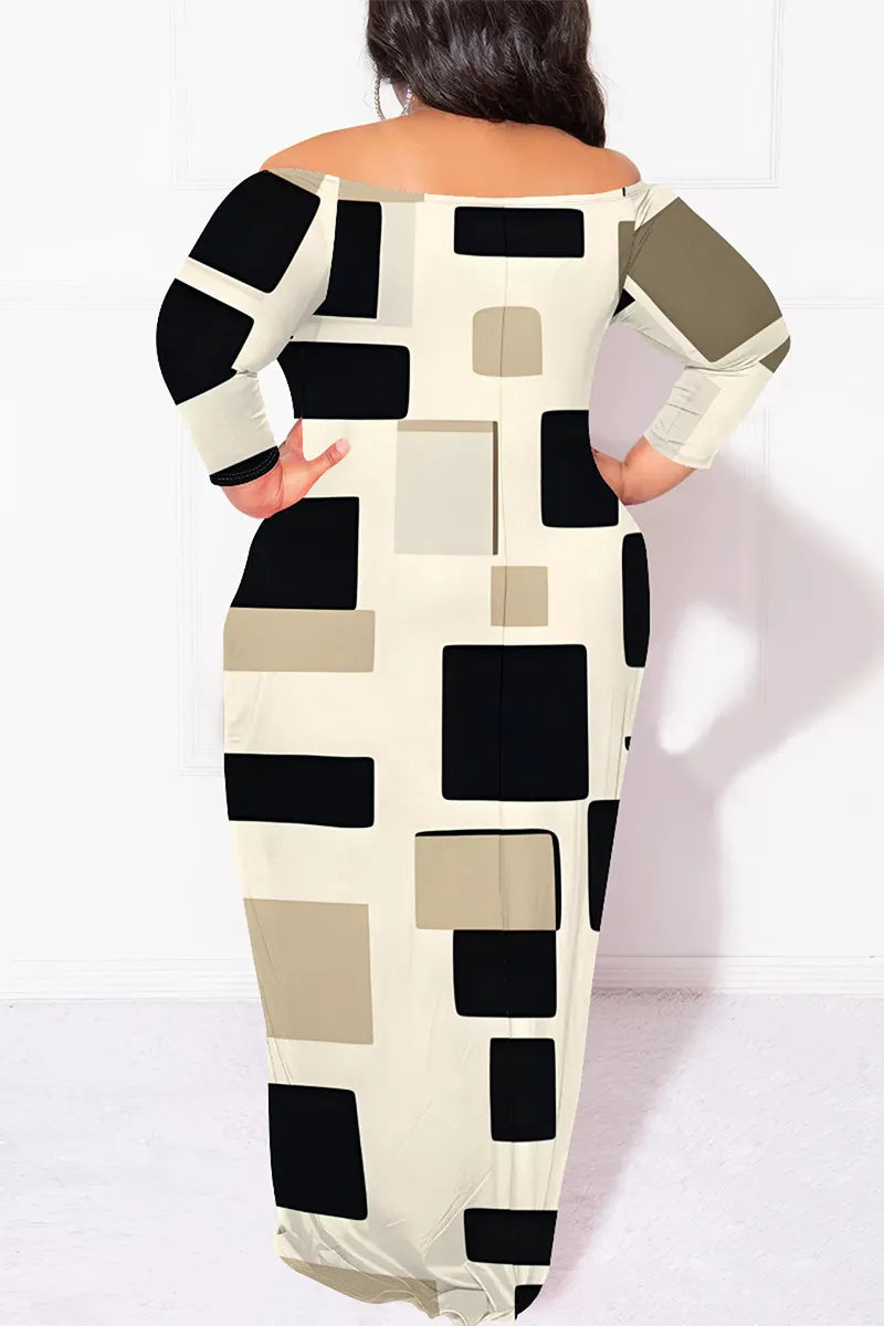 THE "SHIFT SHAPING" MAXI DRESS (no belt)