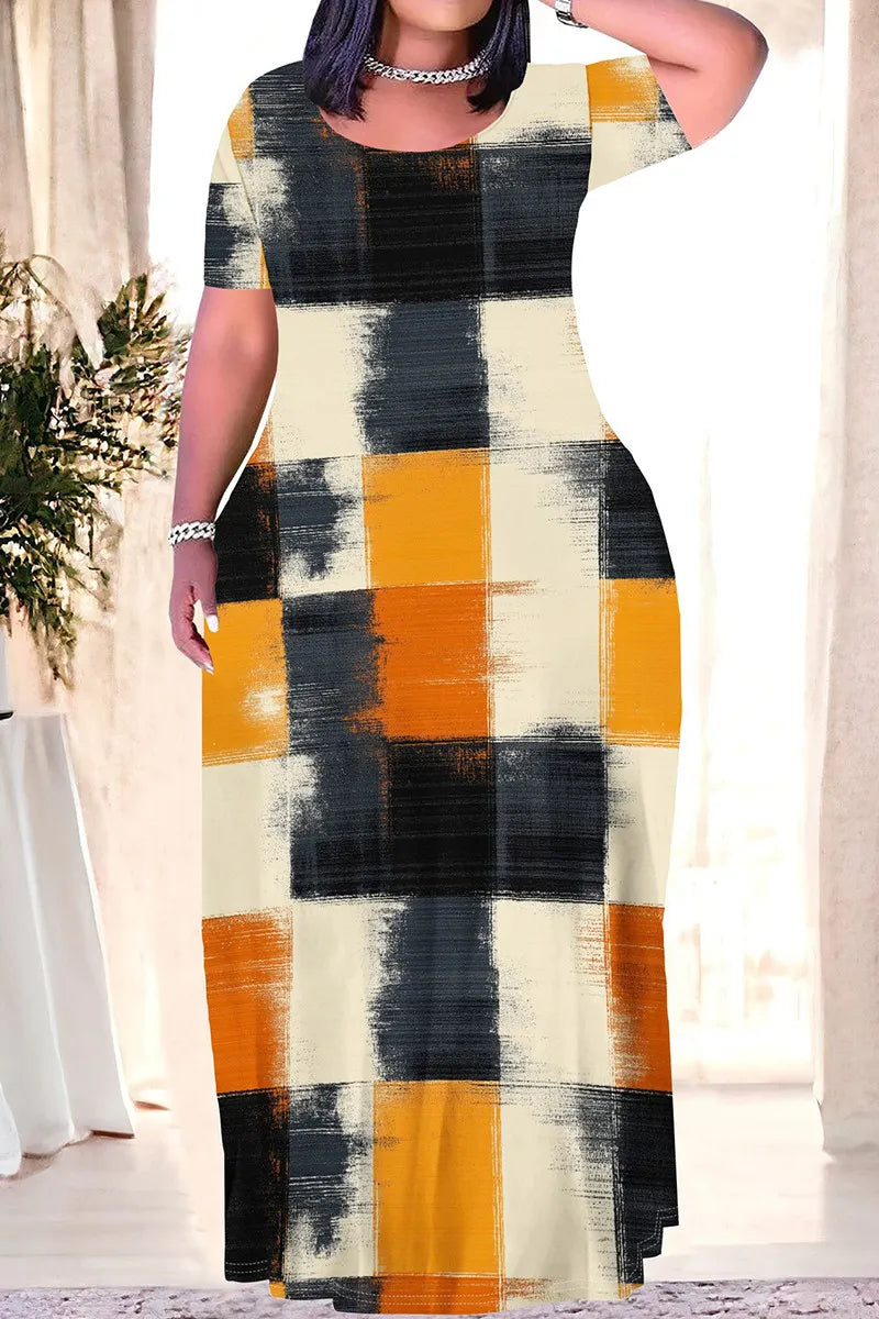 THE "PATCHWORK" MAXI DRESS