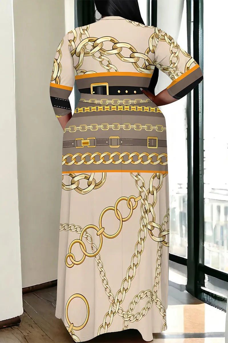 THE "CHAIN OF EVENTS" MAXI DRESS