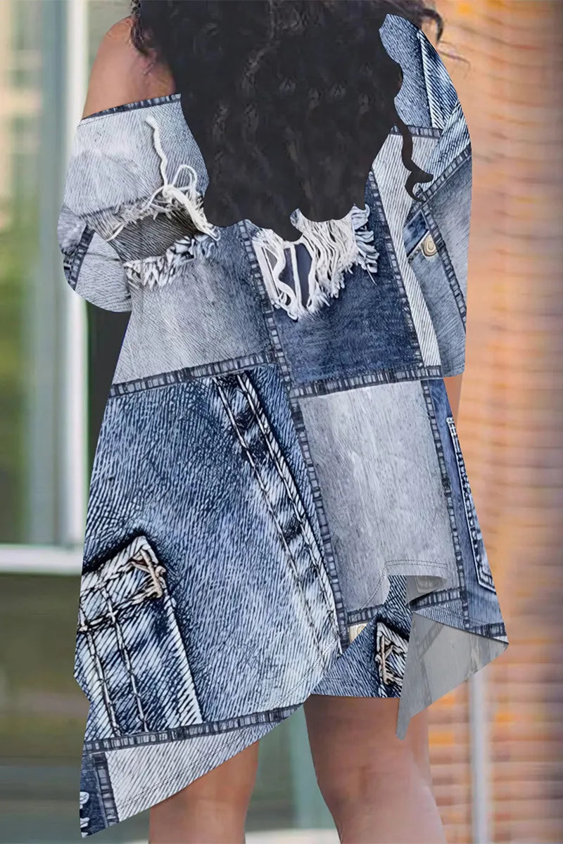 THE "DENIM SLAY" SHORTS SET