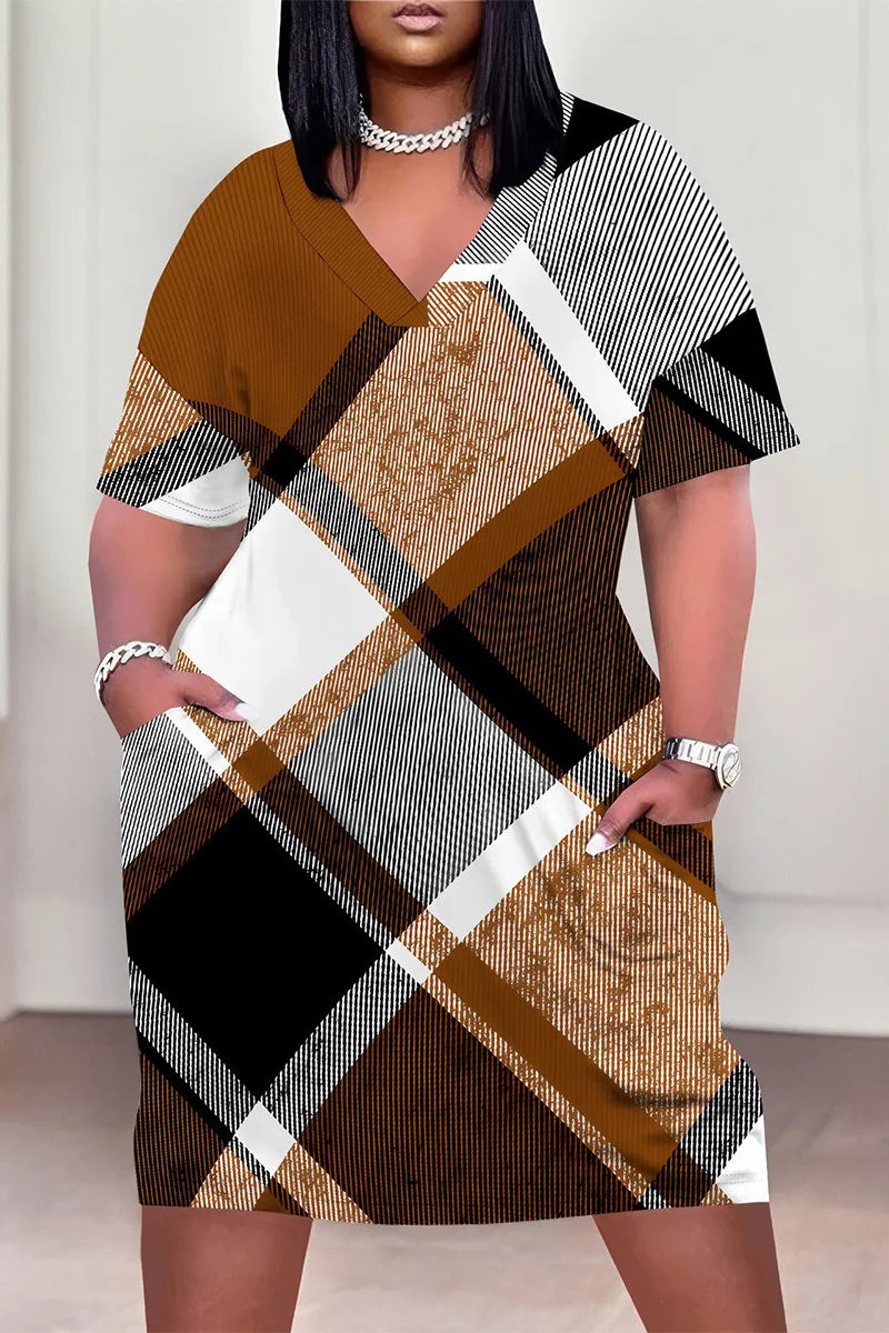 THE "PLAID PLAGUE" MIDI DRESS