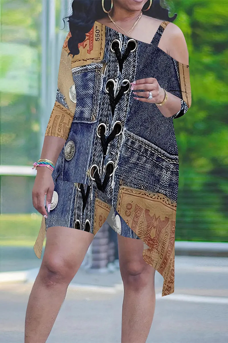 THE "DENIM SLAY" SHORTS SET