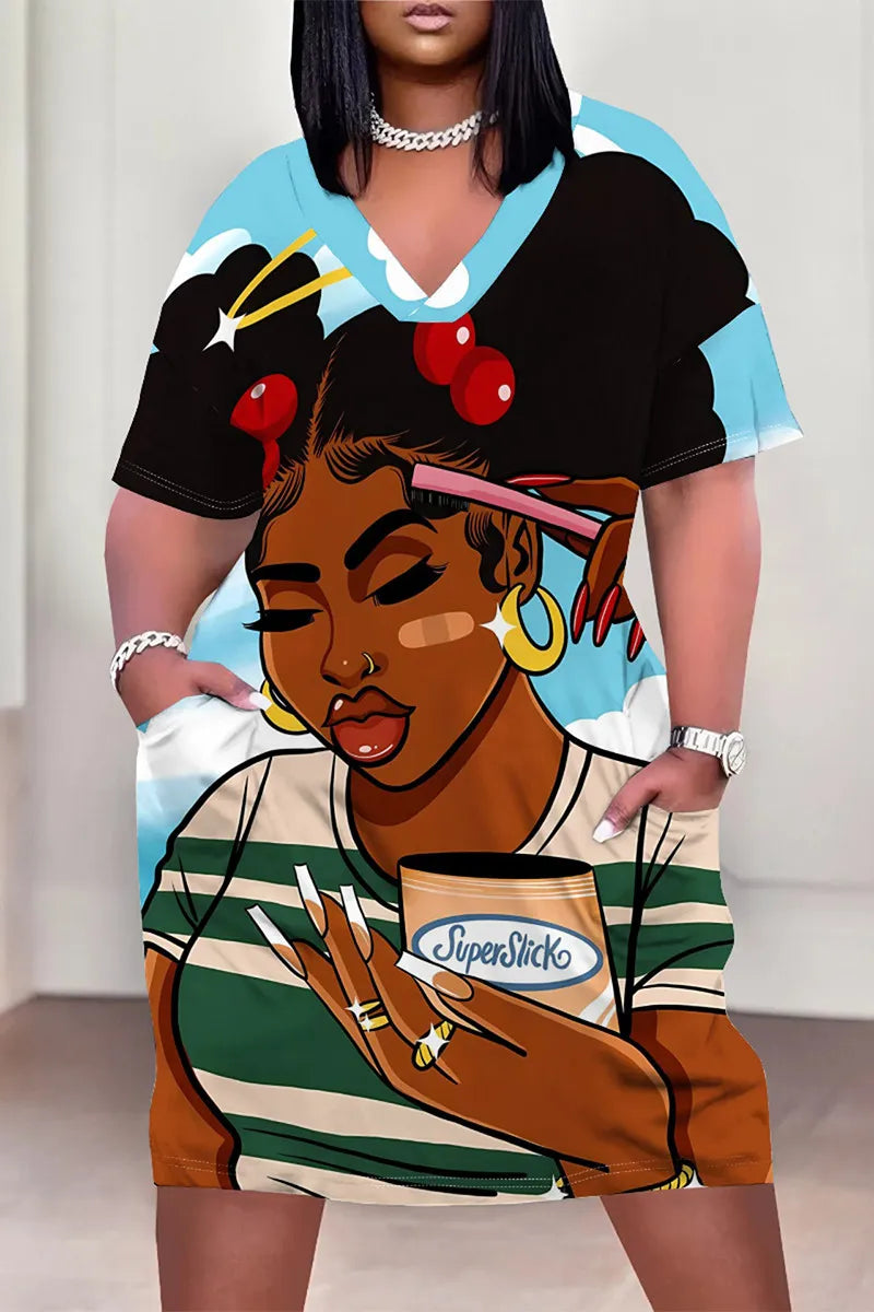 THE "PHASES OF BLACK" MIDI DRESS