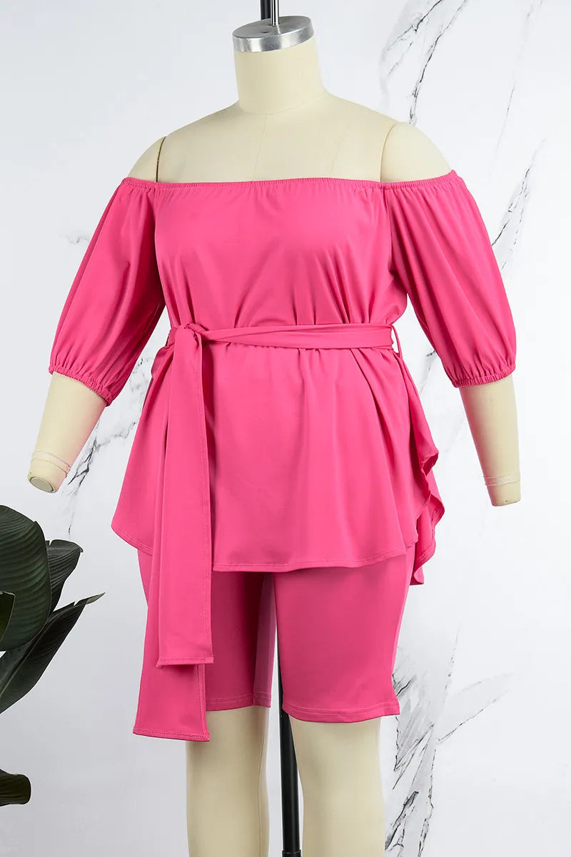 THE "PRETTY IN PINK" SHORTS SET