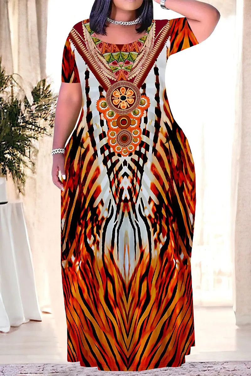 THE "JUNGLE PARTY" MAXI DRESS