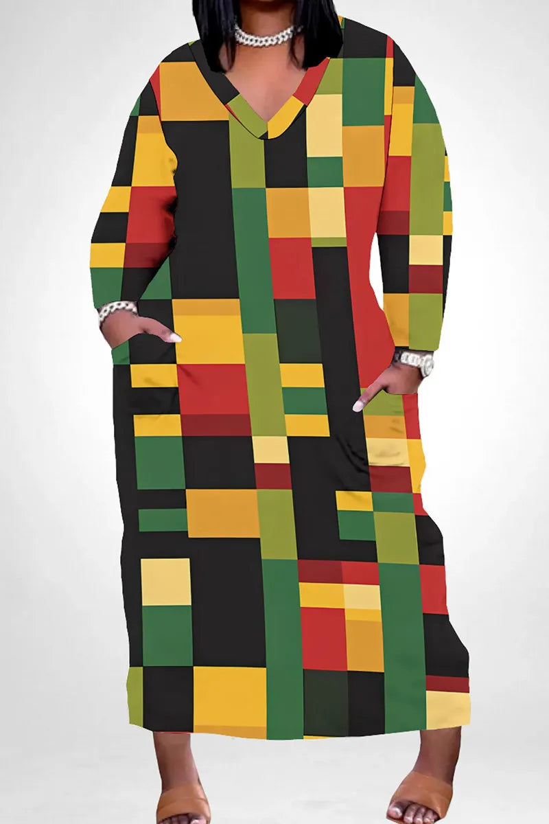 THE "REP YOUR COLORS" MAXI DRESS