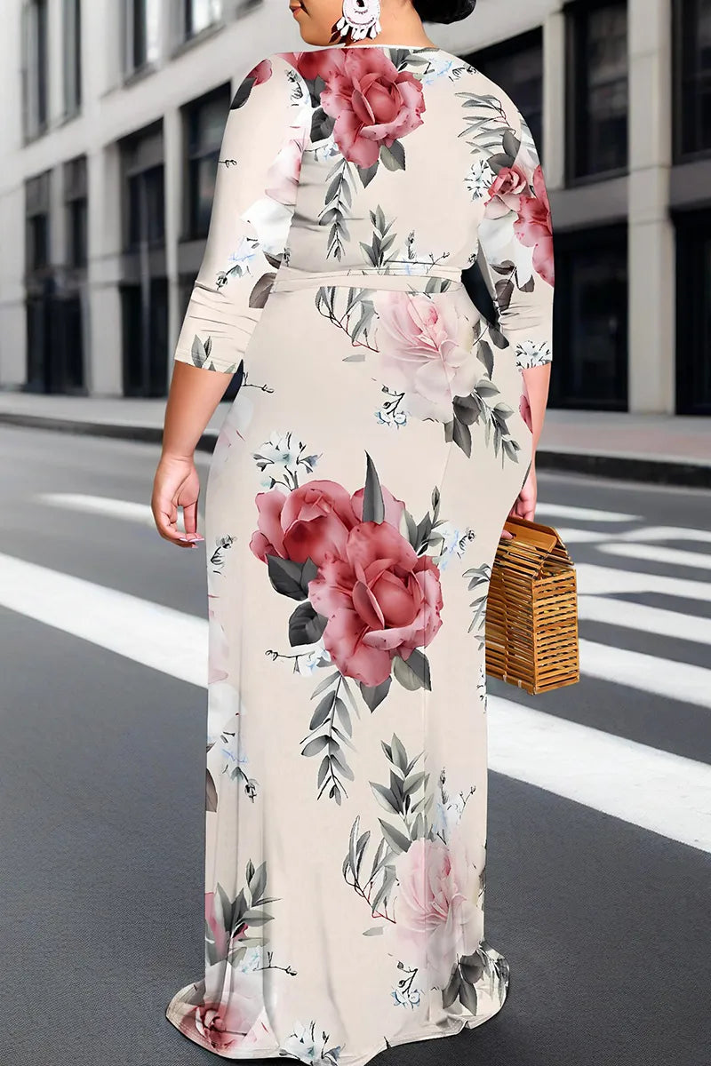 THE "FLOWER POWER" MAXI DRESS