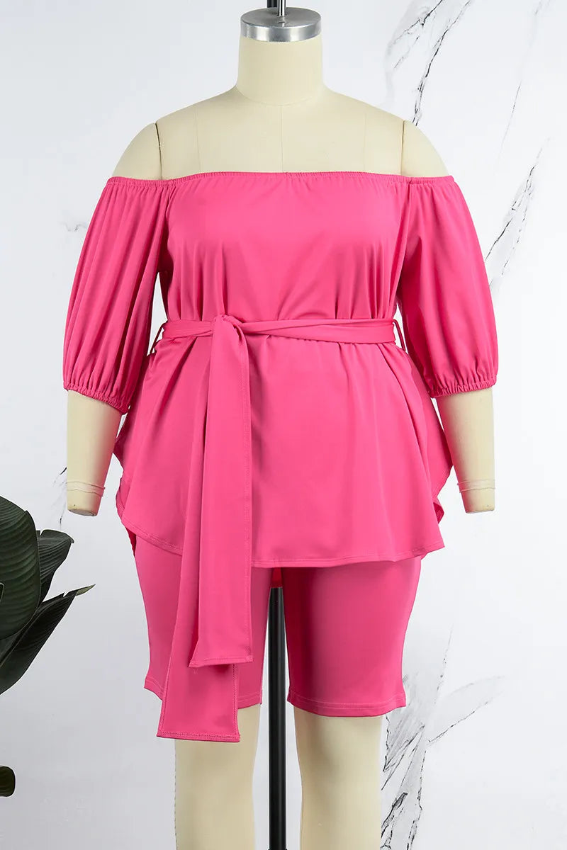 THE "PRETTY IN PINK" SHORTS SET