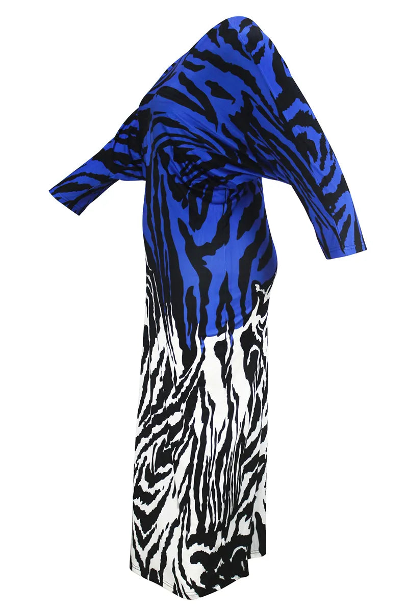 THE "ELECTRIC SAFARI" MAXI DRESS
