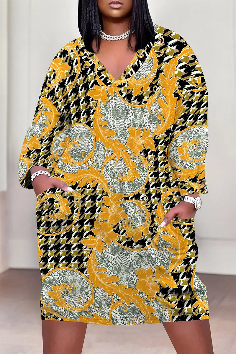 THE "CREATIVE PLAIDS" MIDI DRESS