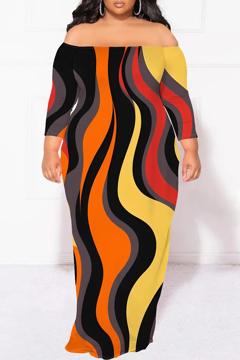 THE "SHIFT SHAPING" MAXI DRESS (no belt)
