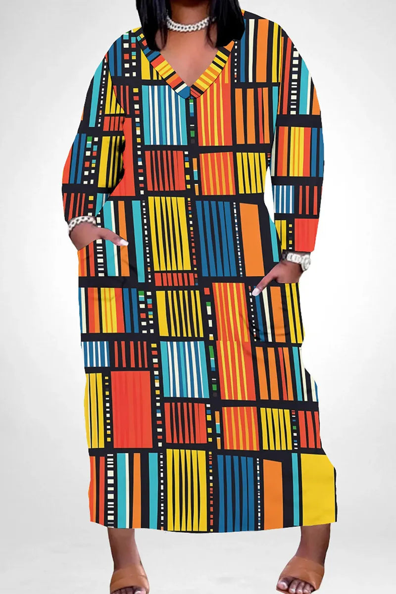 THE "REP YOUR COLORS" MAXI DRESS
