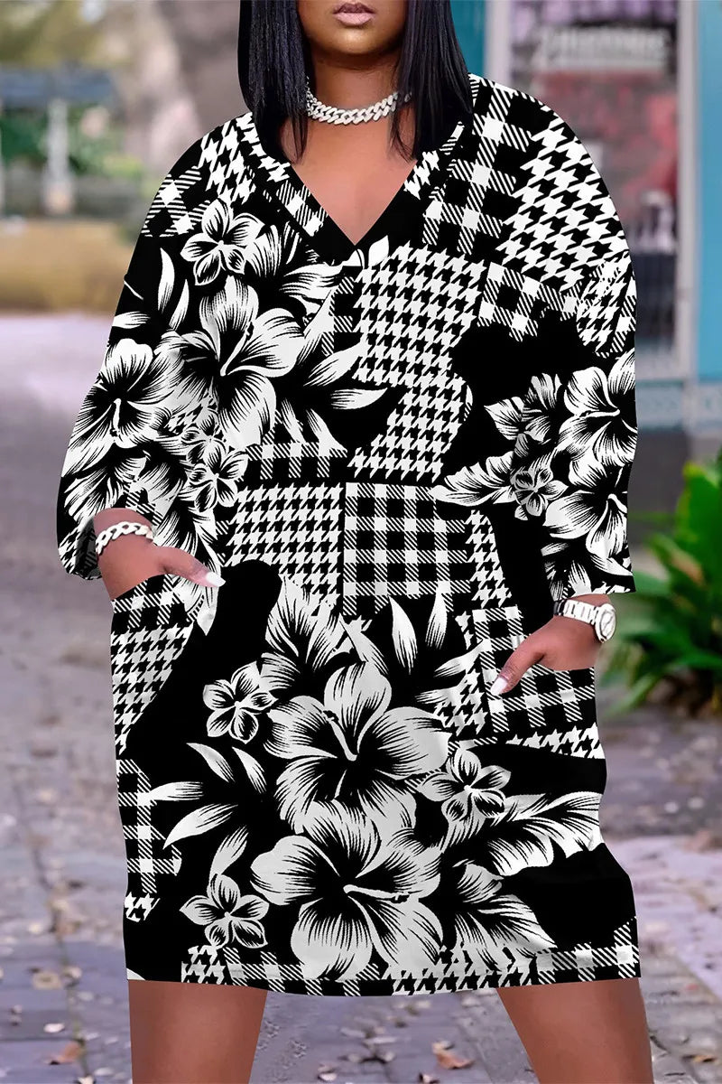 THE "CREATIVE PLAIDS" MIDI DRESS