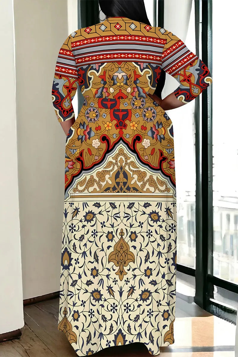 THE "CHAIN OF EVENTS" MAXI DRESS