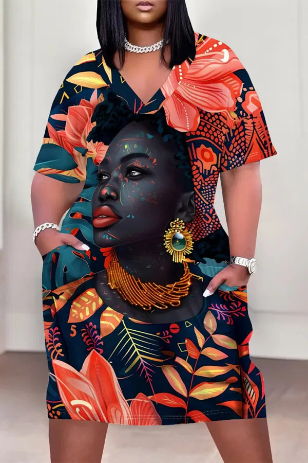 THE "NATURE OF MELANIN" MIDI DRESS
