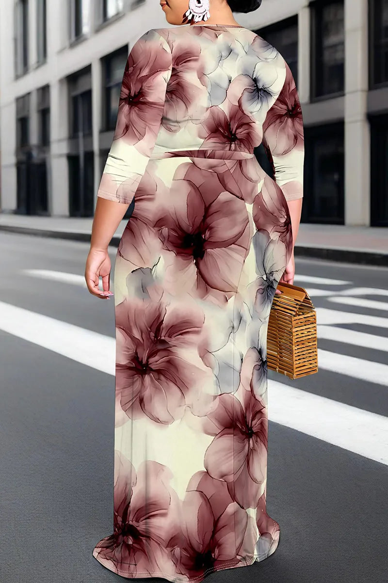 THE "FLOWER POWER" MAXI DRESS