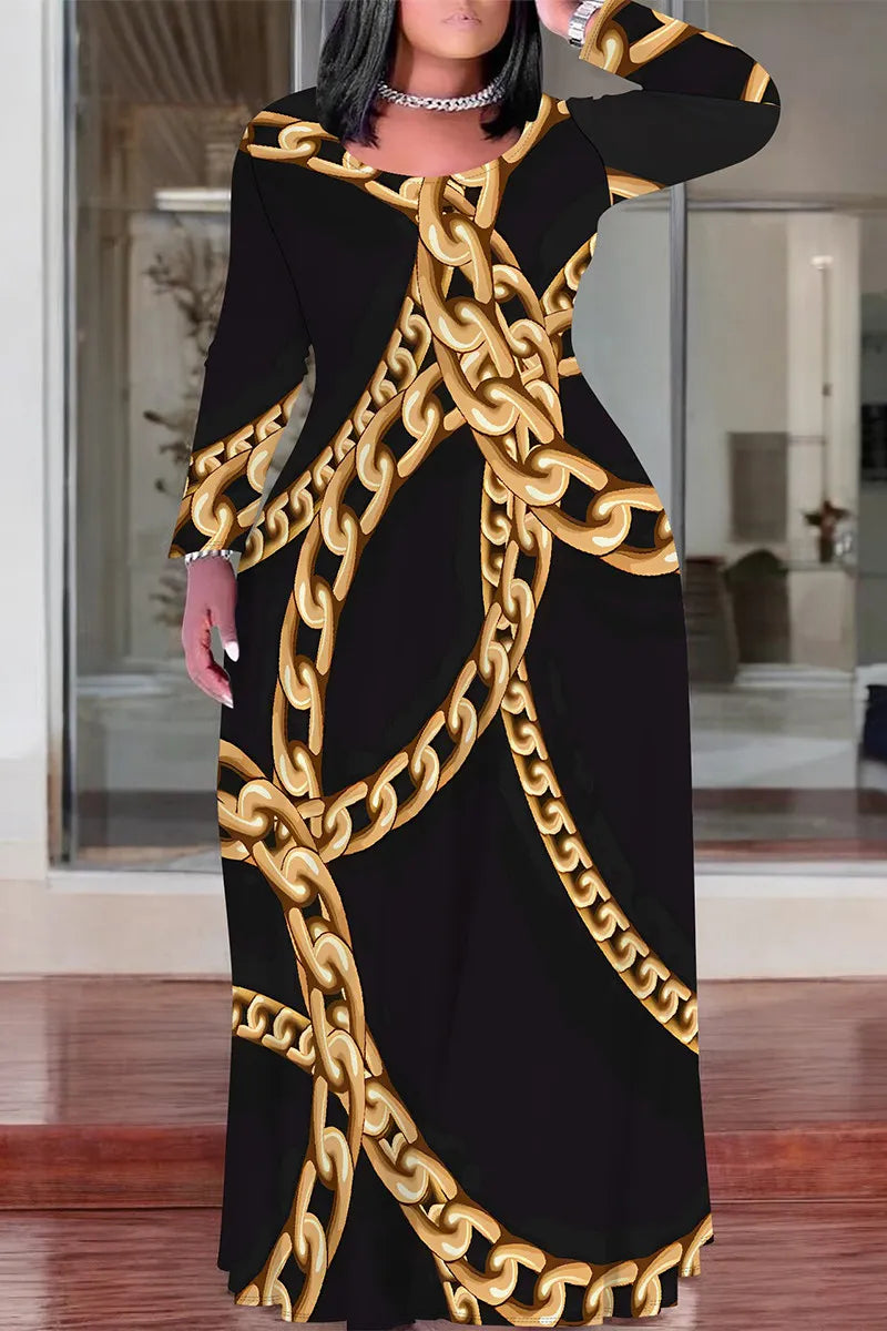 THE "UNCHAINED" MAXI DRESS