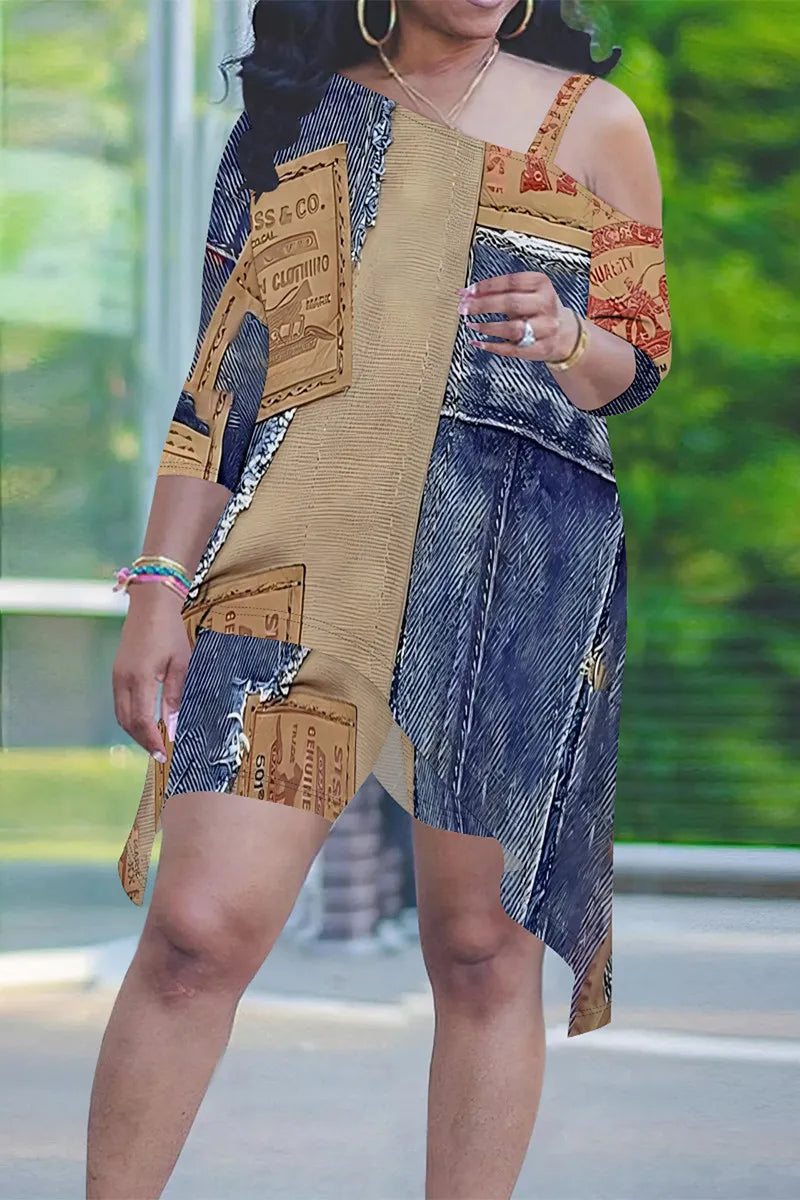THE "DENIM SLAY" SHORTS SET