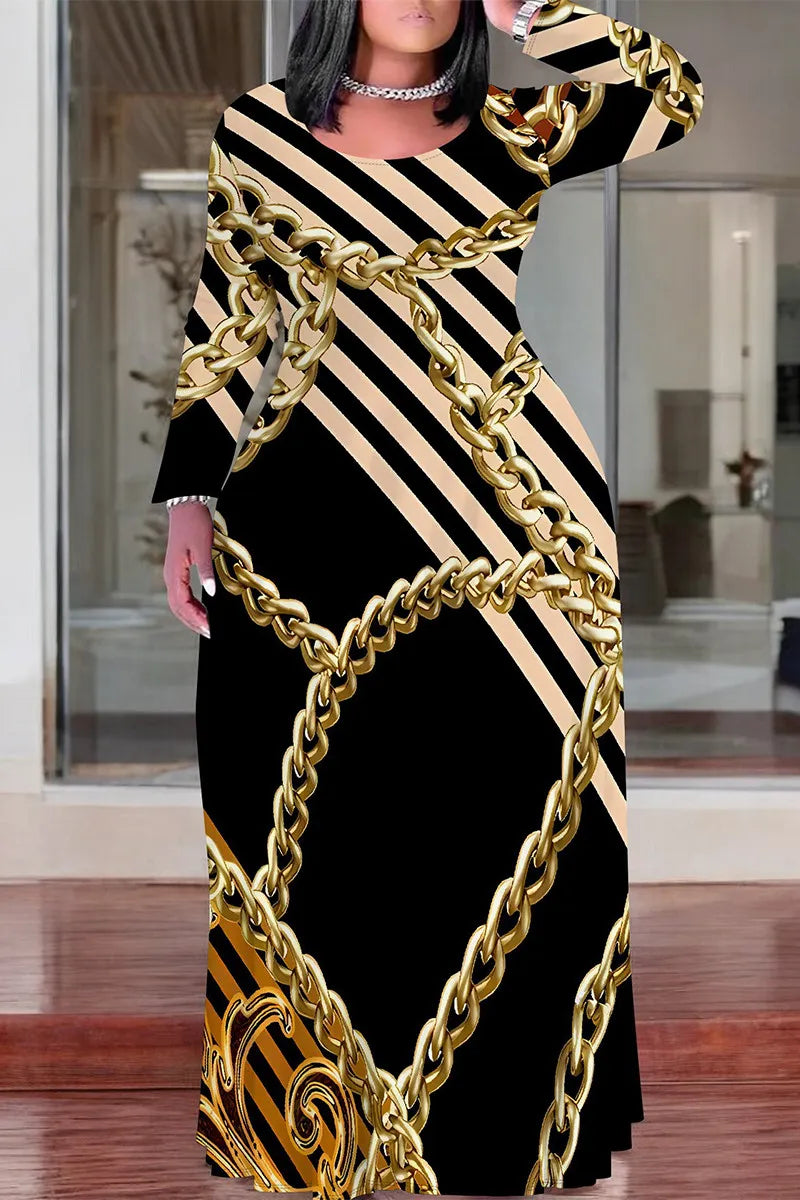THE "UNCHAINED" MAXI DRESS
