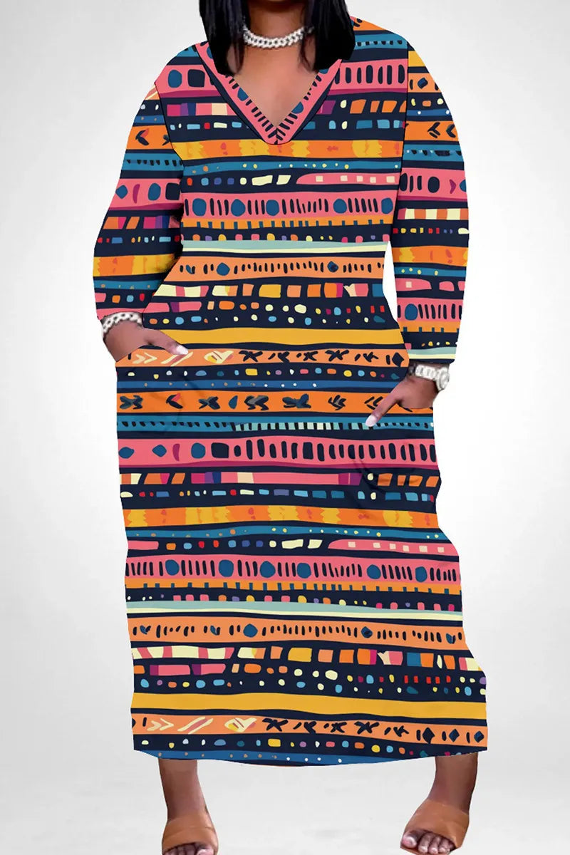 THE "REP YOUR COLORS" MAXI DRESS