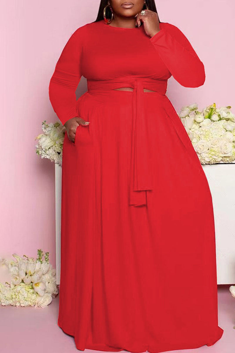 THE "KEEPING IT SOLID" SKIRT SET