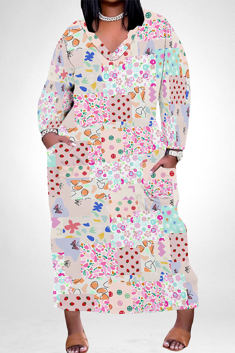 THE "RIDDLES TO SOLVE" MAXI DRESS