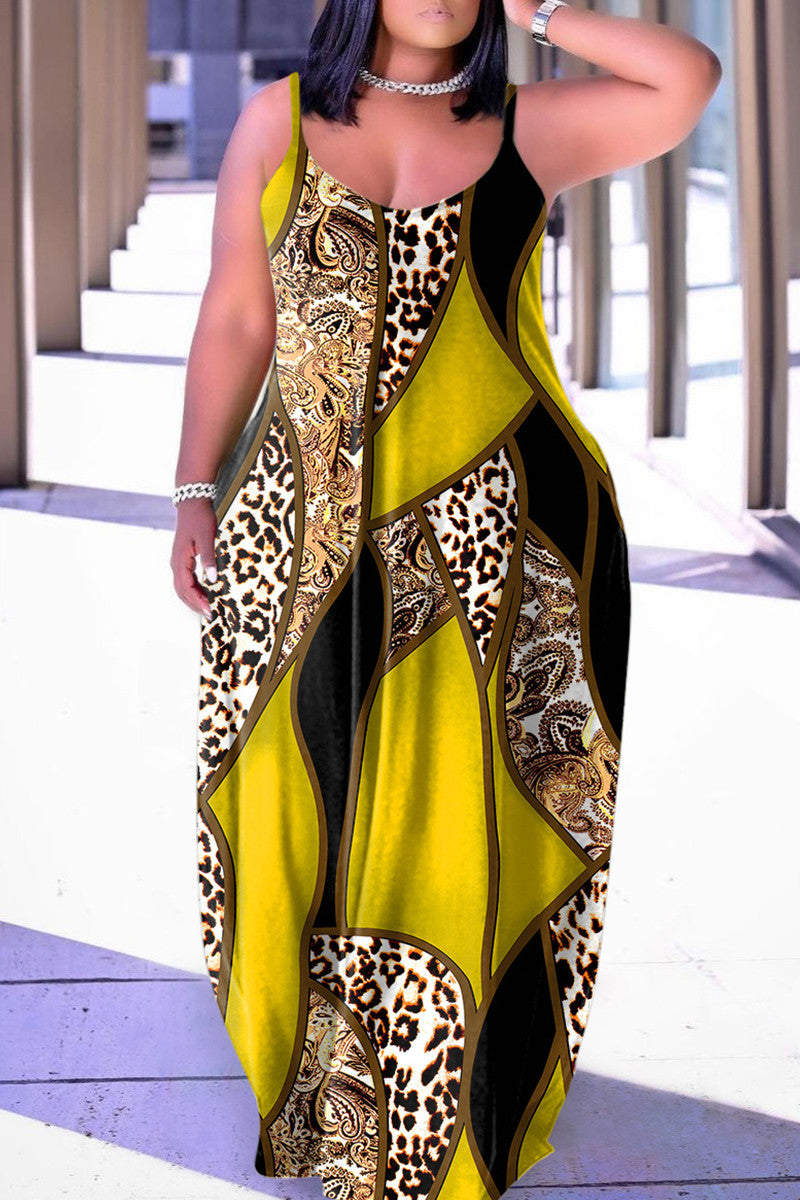 THE "COLORING IN THE WILDERNESS" MAXI DRESS