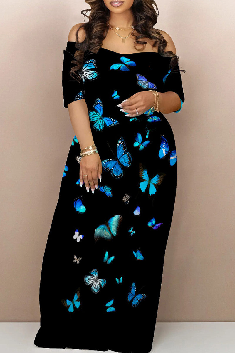 THE "BUTTERFLY LOVE" MAXI DRESS