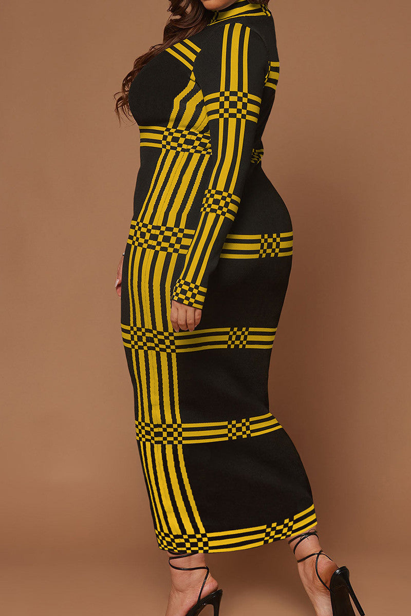 THE "STRIPS AND STRIPES" MAXI DRESS