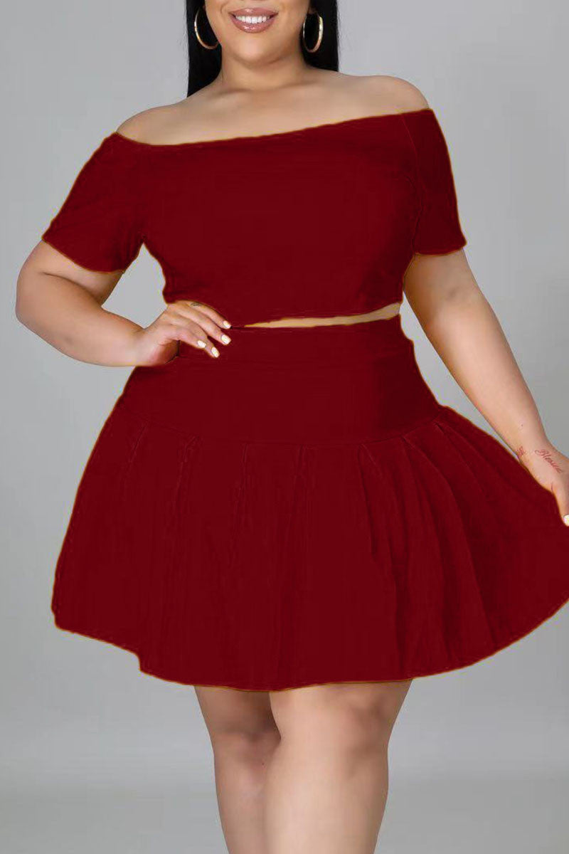 THE "TENNIS COURT" SKIRT SET