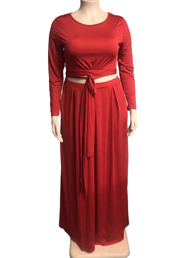 THE "KEEPING IT SOLID" SKIRT SET
