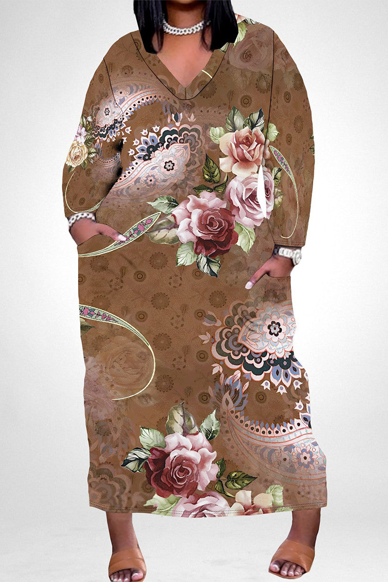 THE "FLOWER PATCH" MAXI DRESS