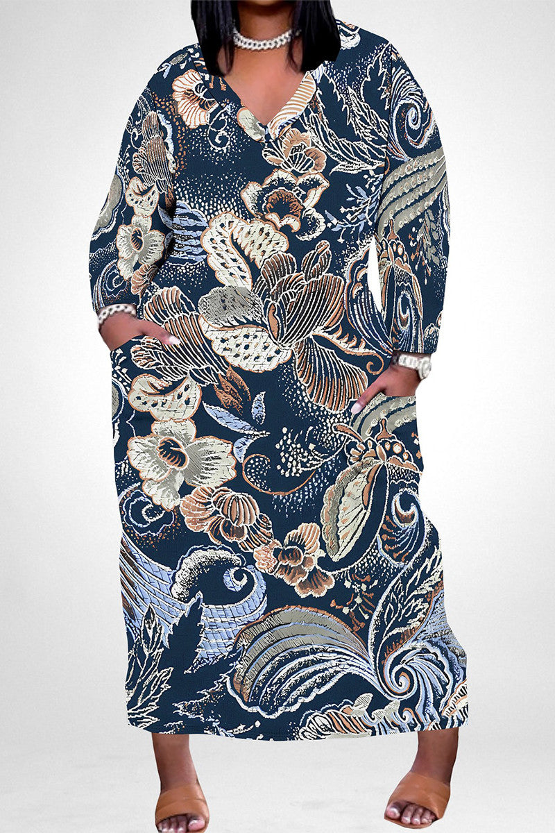 THE "FLOWER PATCH" MAXI DRESS