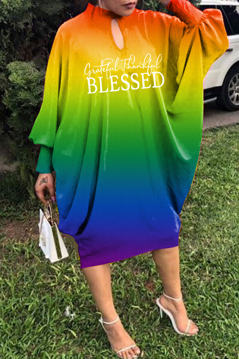 THE "TASTE THE RAINBOW" MIDI DRESS