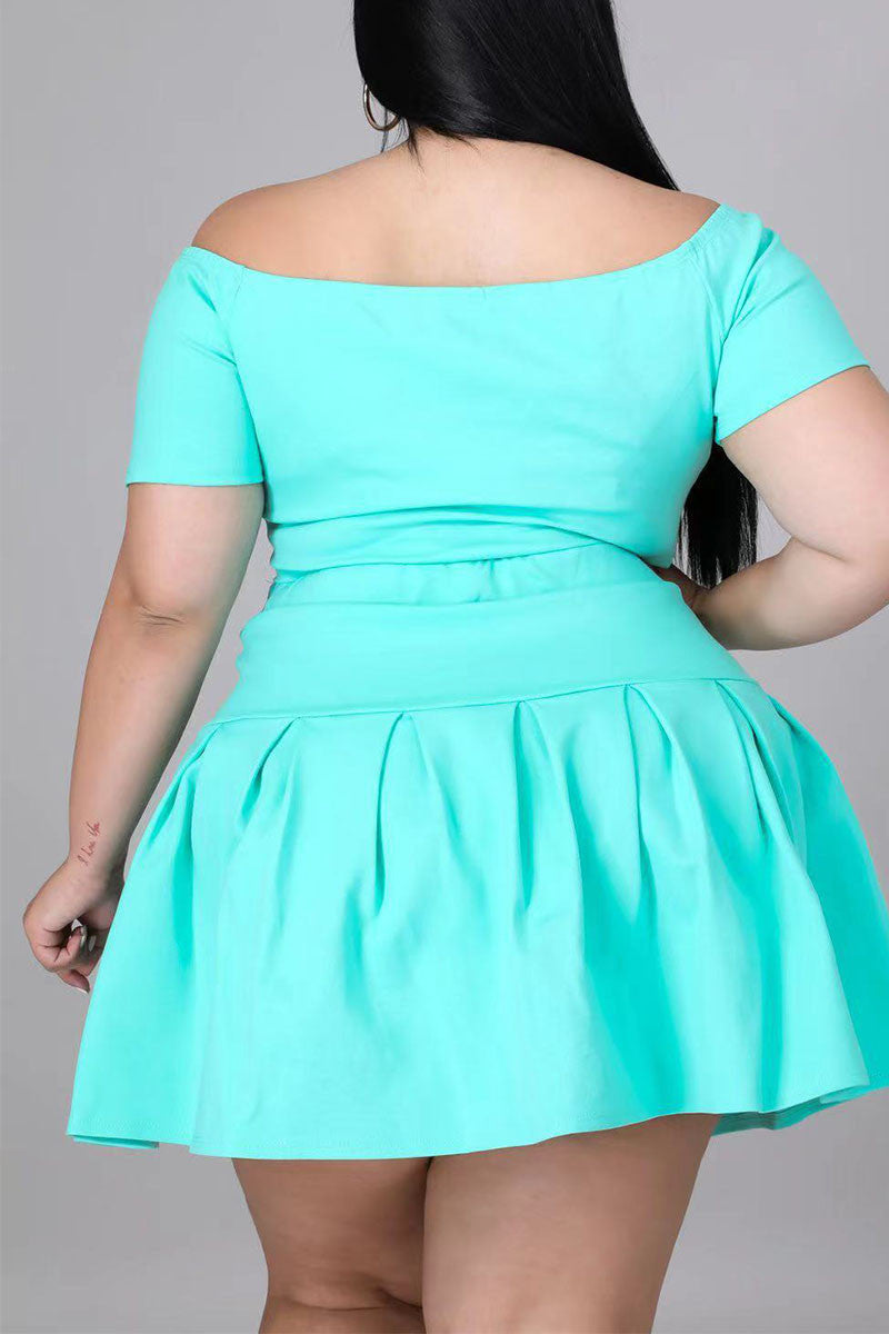 THE "TENNIS COURT" SKIRT SET