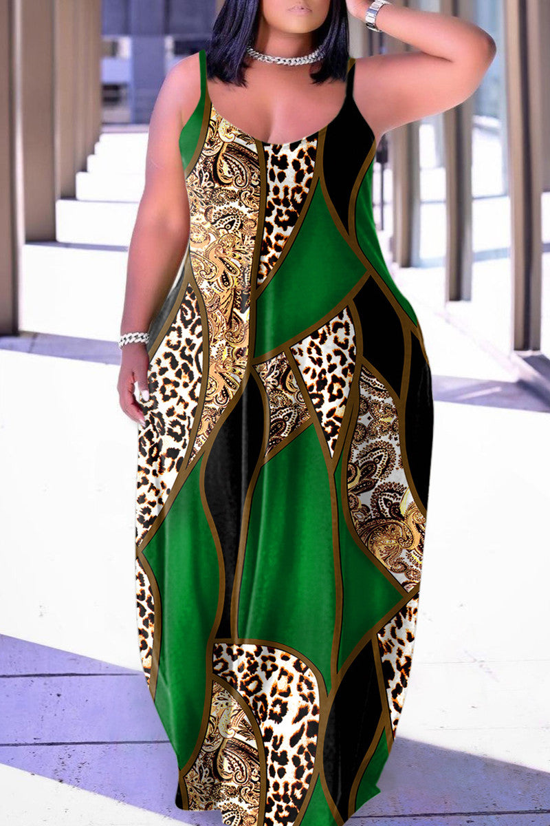 THE "COLORING IN THE WILDERNESS" MAXI DRESS