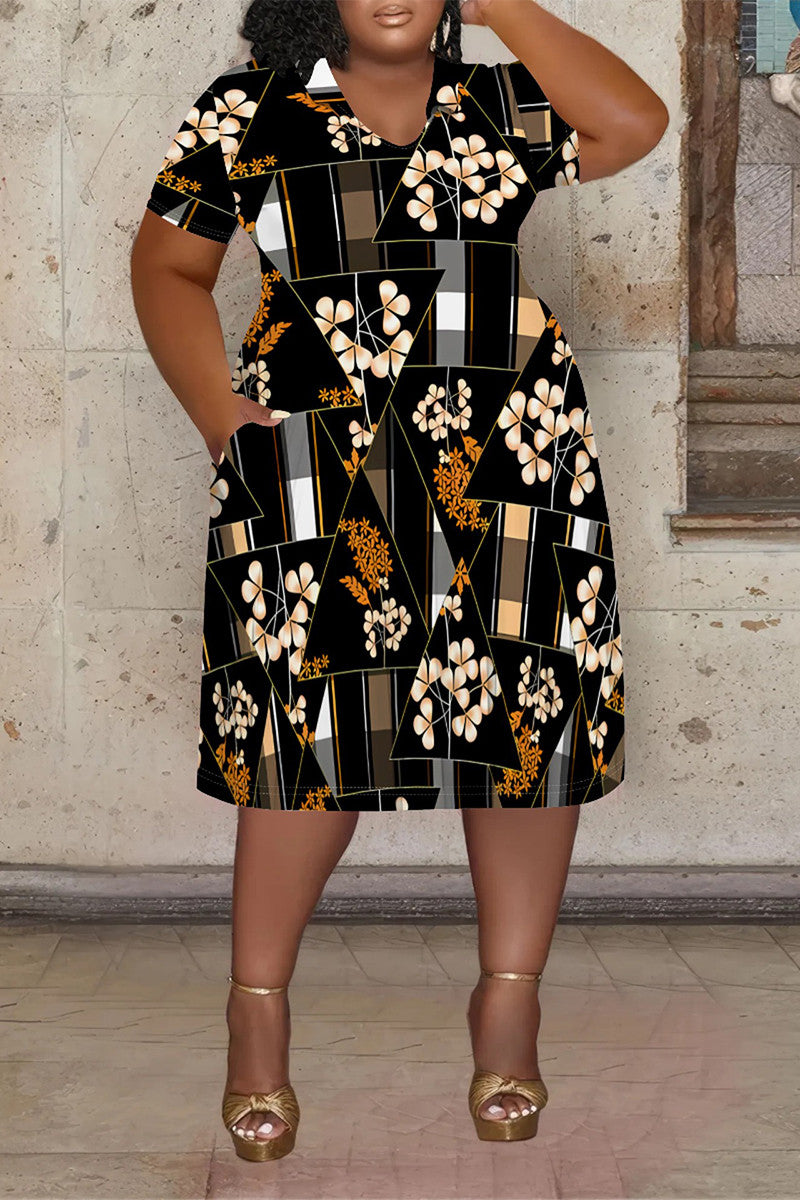 THE "PAINTED TRIBUTE" MIDI DRESS